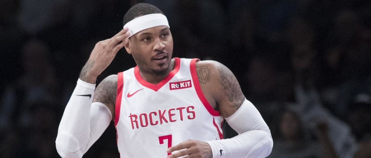 Carmelo no jugará más con los Rockets de Houston