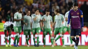 Messi vuelve y anota dos, pero Barcelona cae ante Betis