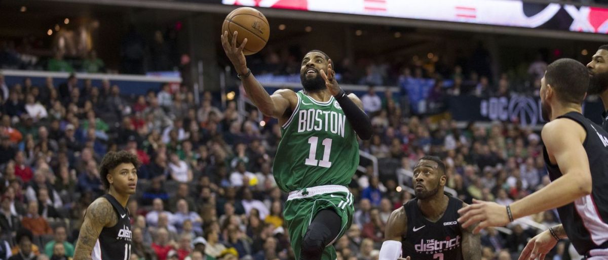 Irving luce en la prórroga; Celtics superan a Wizards