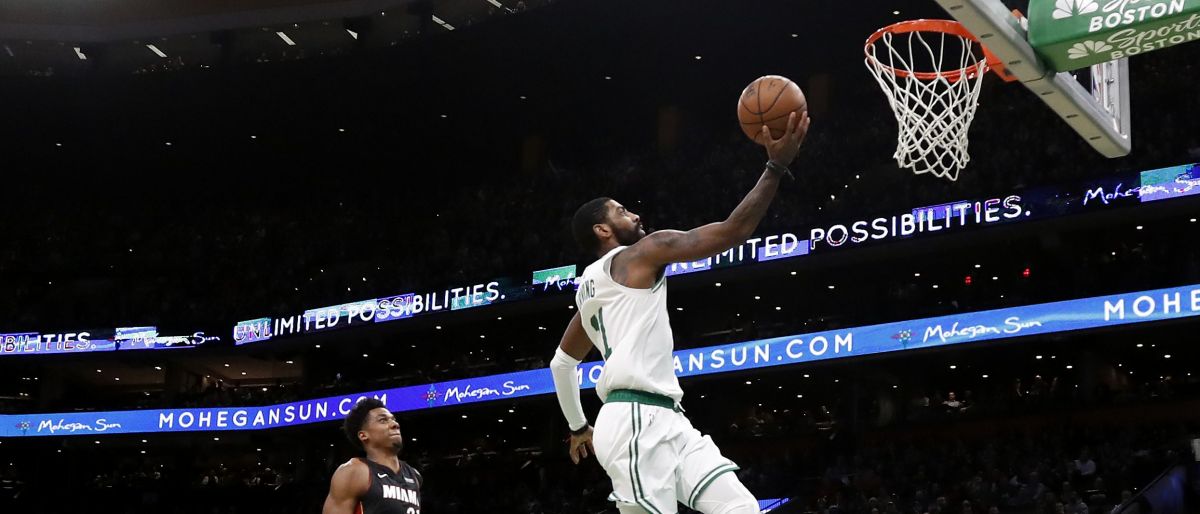 Doble-doble de Irving guía a Celtics a triunfo sobre Heat