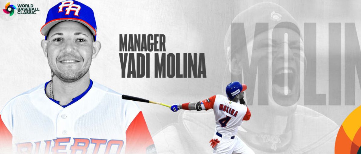Yadier Molina dirigirá a Puerto Rico en el World Baseball Classic