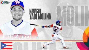 Yadier Molina dirigirá a Puerto Rico en el World Baseball Classic